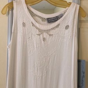 White Floral Lace Maxi Dress / Beach Cover-Up